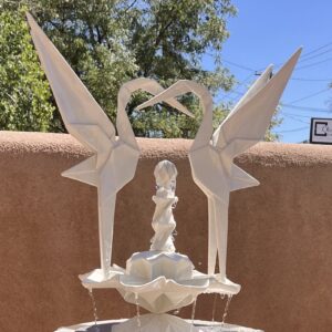 Kissing Crane Fountain